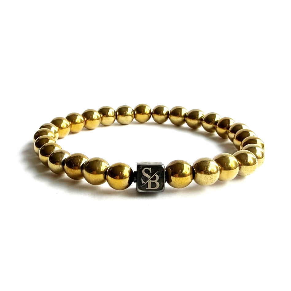 Gold Hematiet Stones (8mm)