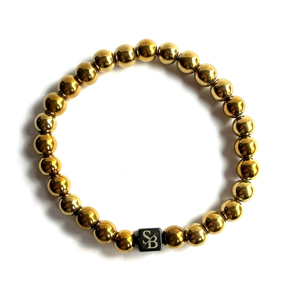 Gold Hematiet Stones (8mm)