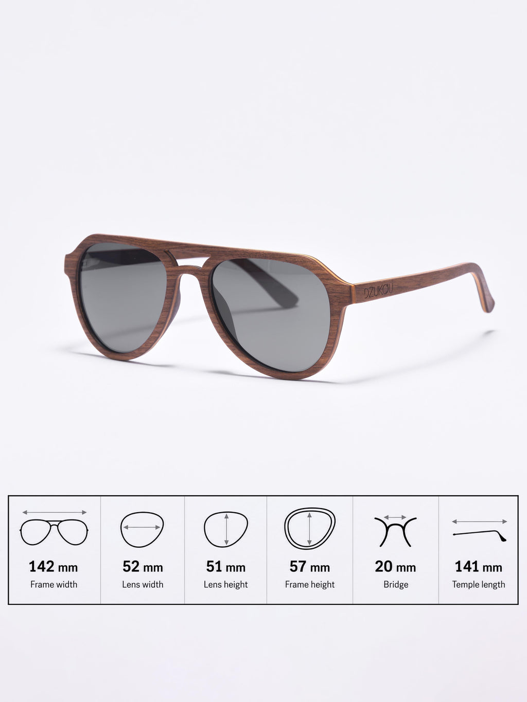 Osaka Drift - Wooden Sunglasses for Men