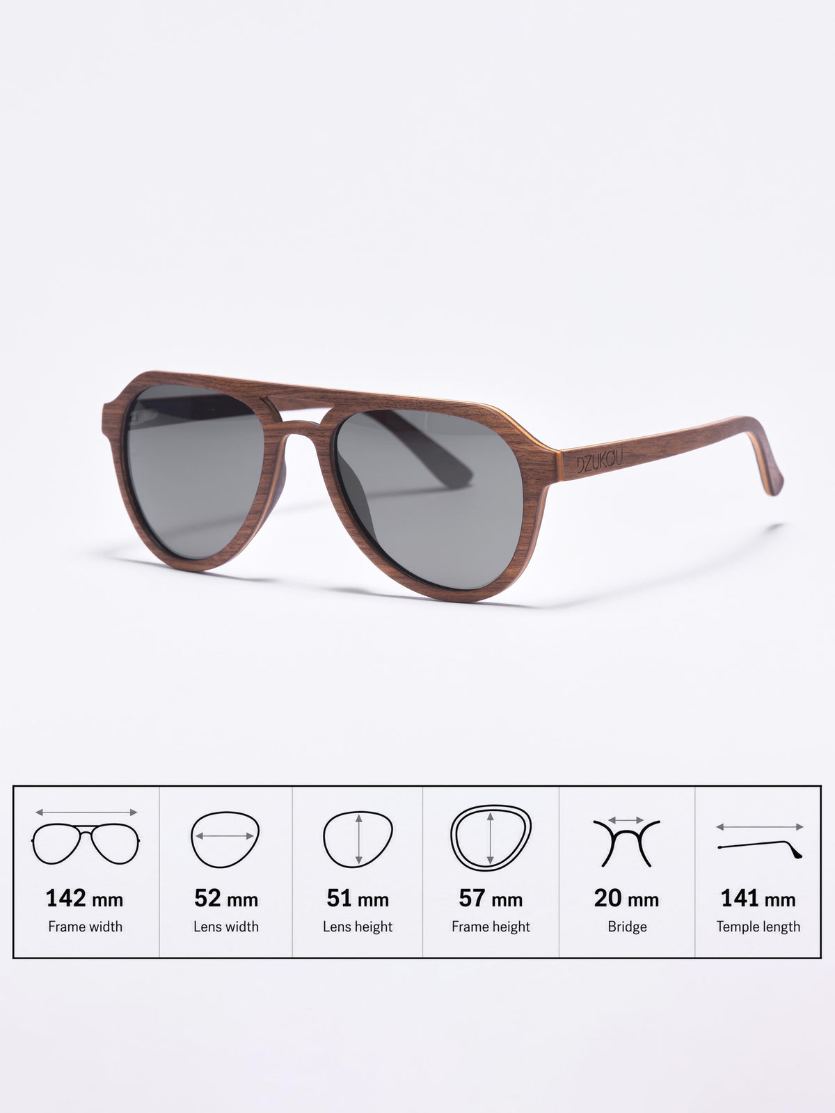 Osaka Drift - Wooden Sunglasses for Men