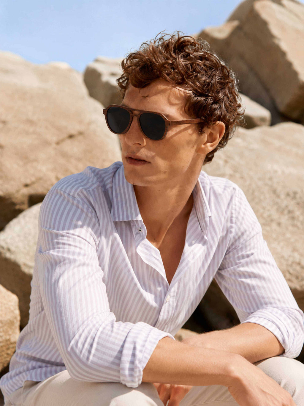 Osaka Drift - Wooden Sunglasses for Men
