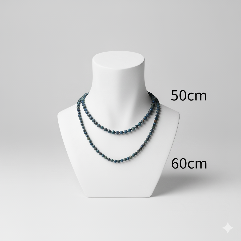 Ivory Veins Necklace (6mm)