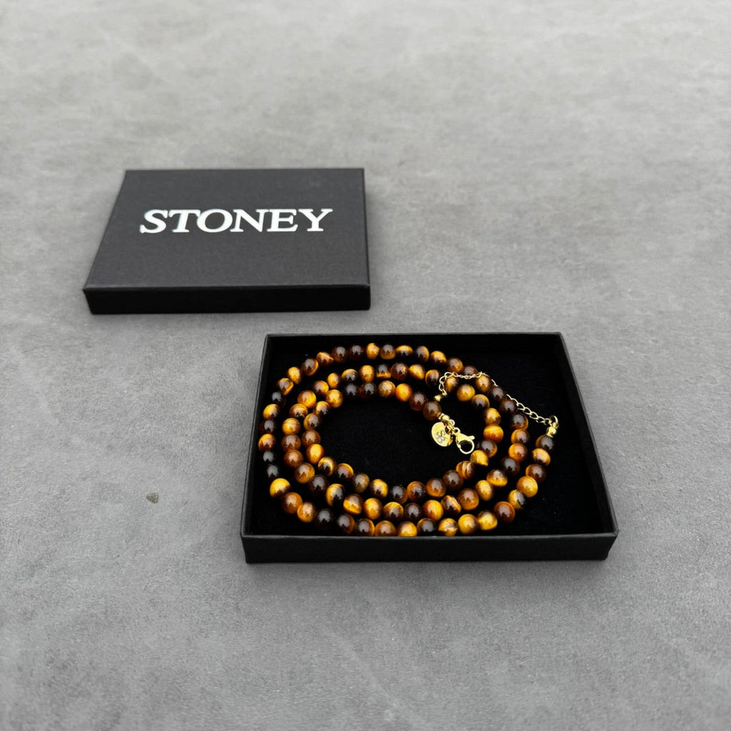 Ivory Veins Necklace (6mm)