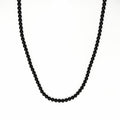 Matte Obsidian Necklace (6mm)