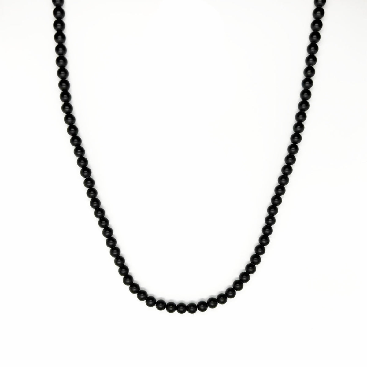 Matte Obsidian Necklace (6mm)