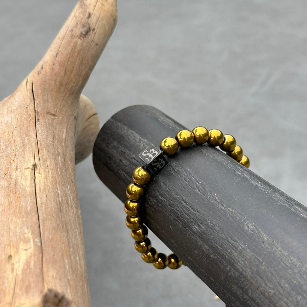Gold Hematiet Stones (8mm)