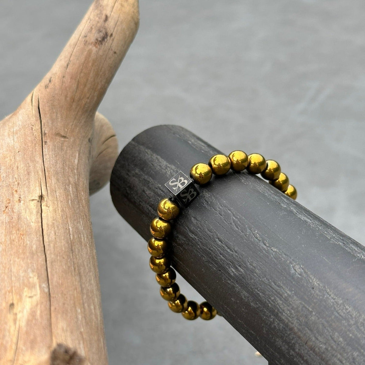 Gold Hematiet Stones (8mm)