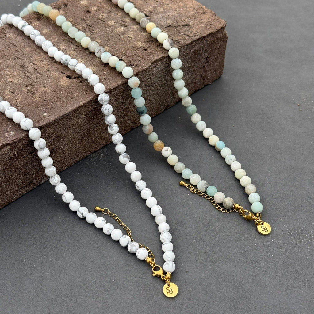 Ivory Veins Necklace (6mm)