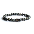 Grijze maansteen armband 6 mm