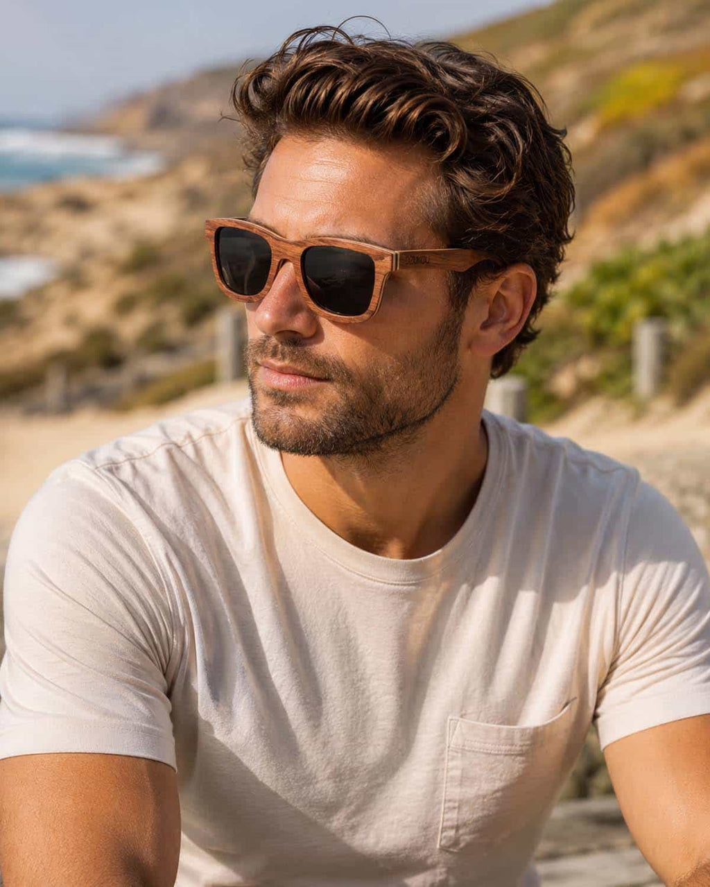 Rio Sands - Wooden Sunglasses for Men