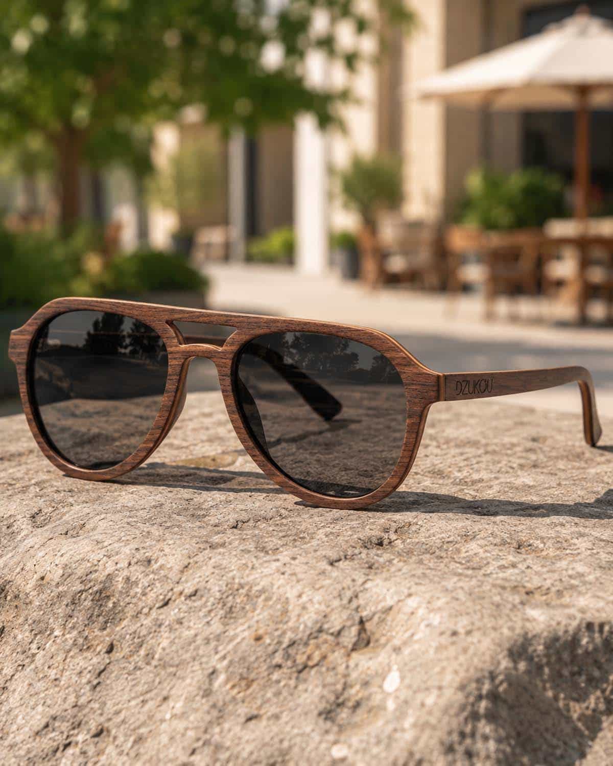Osaka Drift - Wooden Sunglasses for Men