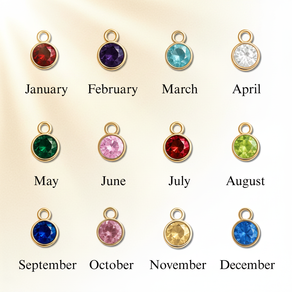 Premium birthstone overzicht